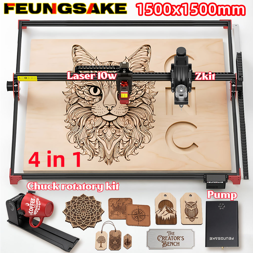 Laser Marking Machine - FEUNGSAKE 40w Lazer Gravür ve Kesim