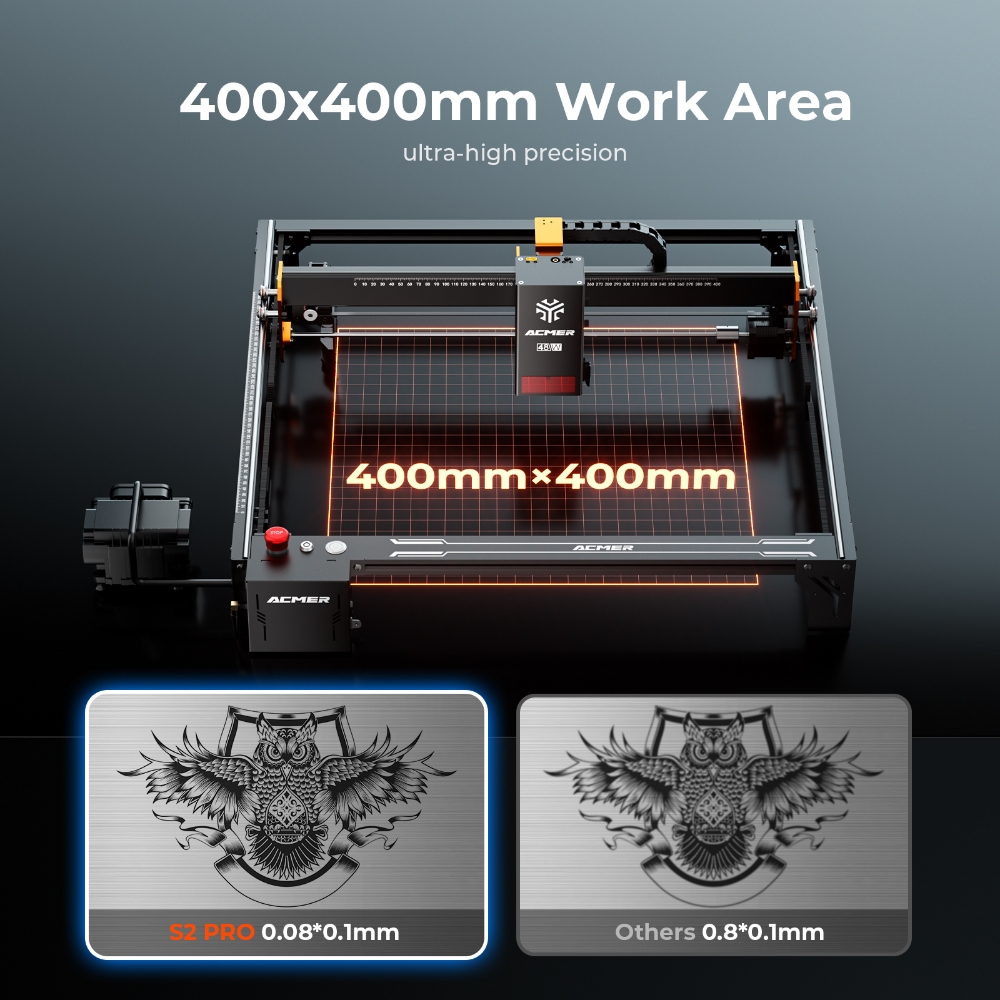 ACMER S2 PRO 36W/48W Lazer Gra - Laser Marking Machine incelemesi ve fiyatı